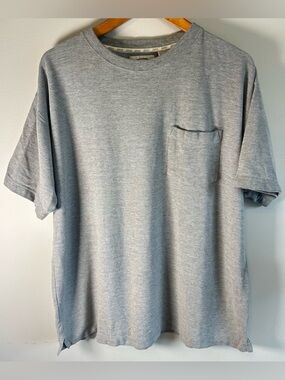 Vintage SMX Athletic Gear Men's T-shirt Work Wear Pocket Heavy Cotton Size XL
